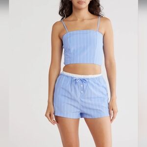 Madden Girl Two-Piece Sleeveless Tank Top & Shorts Set Sz M or Lg